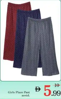 Nesto Girls Plazo Pant asstd. offer