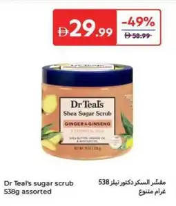 Carrefour Dr Teal's Sugar Scrub assorted offer