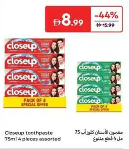 Carrefour Closeup toothpaste assorted offer