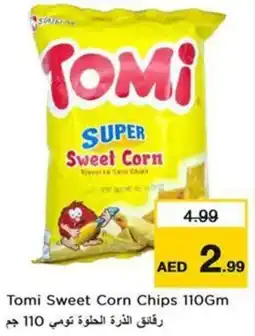 Nesto Tomi sweet corn chips offer