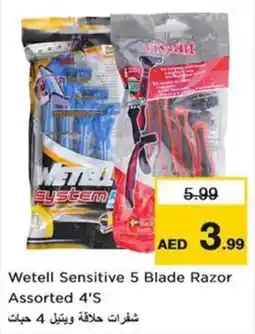 Nesto Wetell Sensitive 5 Blade Razor offer