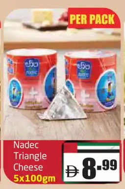Delta Centre NADEC Triangle Cheese offer