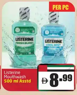 Delta Centre LISTERINE Mouthwash offer