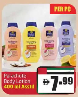 Delta Centre PARACHUTE Body Lotion & Cream offer