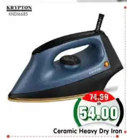 Al Madina Hypermarket KRYPTON Ironbox offer
