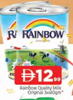 Al Madina RAINBOW Evaporated Milk offer