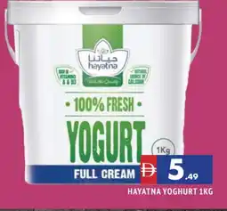 Al Madina HAYATNA Yoghurt offer