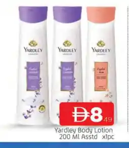 Al Madina YARDLEY Body Lotion & Cream offer