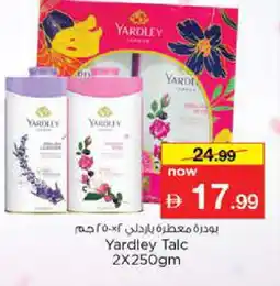 Nesto YARDLEY Talcum Powder offer