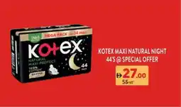 Aswaaq Kotex maxi natural night offer