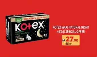Aswaaq Kotex maxi natural night offer