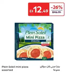 Carrefour Plein soleil mini pizza assorted offer