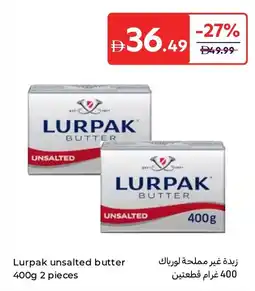 Carrefour Lurpak unsalted butter offer