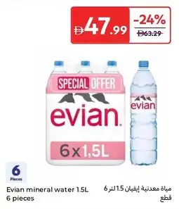 Carrefour Evian mineral water offer