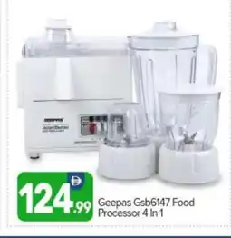 Bigmart GEEPAS Food Processor offer