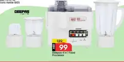 Mark & Save GEEPAS Food Processor offer
