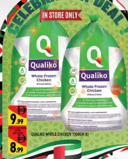 Al Madina QUALIKO Frozen Whole Chicken offer