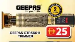 Grand Hyper Market GEEPAS Remover / Trimmer / Shaver offer