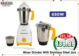 Al Madina Hypermarket KRYPTON Mixer / Grinder offer