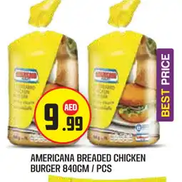 Baniyas Spike Hypermarket AMERICANA Chicken Burger offer