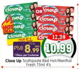 Al Madina Hypermarket CLOSE UP Toothpaste offer
