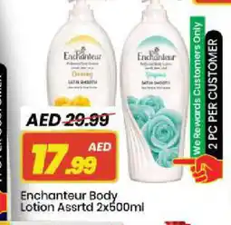 Mark & Save Enchanteur Body Lotion & Cream offer