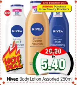 Al Madina Hypermarket Nivea Body Lotion & Cream offer