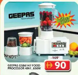 Grand Hyper Market GEEPAS Food Processor offer