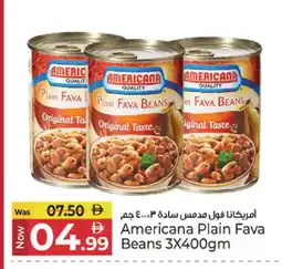 Kenz Hypermarket AMERICANA Fava Beans offer