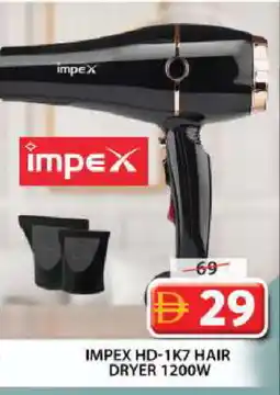 Grand Hyper Market IMPEX Hair Appliances offer