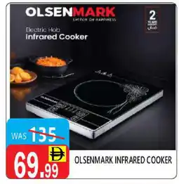 United Hypermarket OLSENMARK Infrared Cooker offer