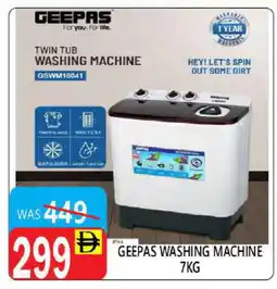 United Hypermarket GEEPAS Washer / Dryer offer
