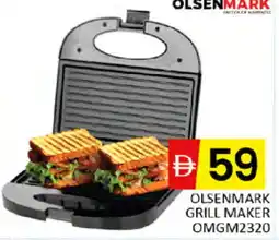 Al Madina OLSENMARK Sandwich Maker offer