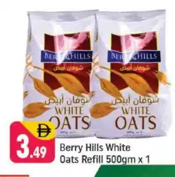 Shaklan BERRY HILLS Oats offer