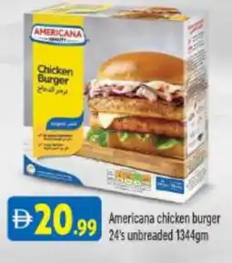 Shaklan AMERICANA Chicken Burger offer
