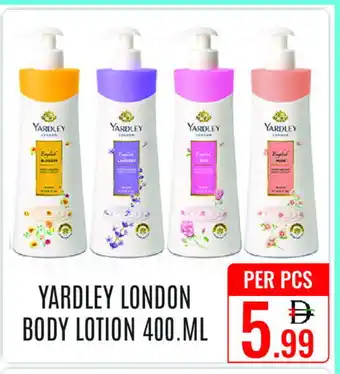 Day Star Department Store YARDLEY Body Lotion & Cream offer
