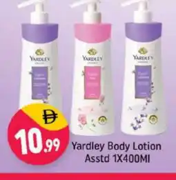 Shaklan YARDLEY Body Lotion & Cream offer