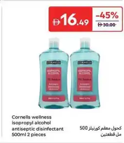 Carrefour Cornells wellness isopropyl alcohol antiseptic disinfectant offer