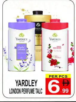 Friday Center YARDLEY Talcum Powder offer