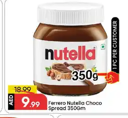 Mark & Save NUTELLA Chocolate Spread offer