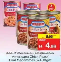 Nesto Americana Chick Peas/ Foul Medammes offer
