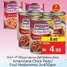 Nesto Americana Chick Peas/ Foul Medammes offer
