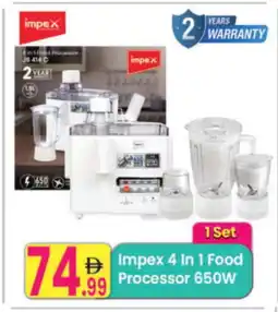 Everyday Center IMPEX Food Processor offer