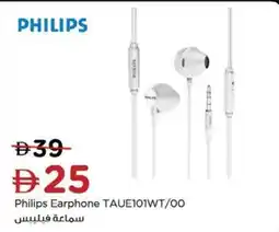 Nesto Philips Earphone TAUE101WT/00 offer