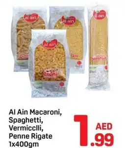 Day To Day Al Ain Macaroni, Spaghetti, Vermicelli, Penne Rigate offer