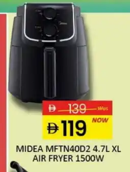 Al Madina MIDEA Air Fryer offer