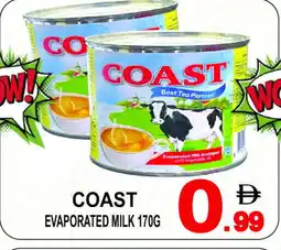 Friday Center COAST Evaporated Milk offer