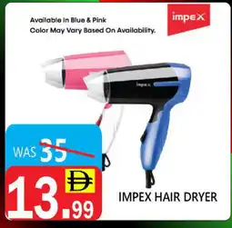United Hypermarket IMPEX Hair Appliances offer
