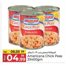 Kenz Hypermarket AMERICANA Chick Peas offer