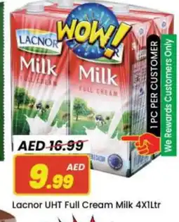 Mark & Save LACNOR Long Life / UHT Milk offer